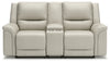 Sofá de Dos Puestos Trasimeno Power Reclinable con Consola