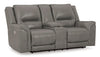 Sofá de Dos Puestos Trasimeno Power Reclinable con Consola