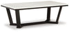 Fostead Coffee Table | White/Espresso | Ancho: 122.6cm - Alto: 44.1cm - Prof: 66.7cm