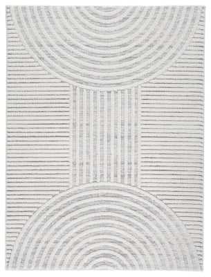 Lambworth 5'3" x 7' Rug | Gray/Cream | Ancho: 160.0cm - Alto: 1.7cm - Prof: 213.4cm