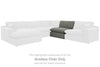 Elyza Armless Chair | Smoke | Ancho: 101.6cm - Alto: 88.9cm - Prof: 104.1cm