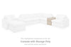 Modmax Console with Storage | Oyster | Ancho: 43.2cm - Alto: 58.4cm - Prof: 94.0cm