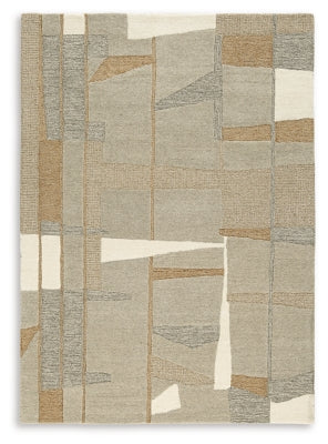 Abbotton 8' x 10' Rug | Taupe/Gray/Caramel | Ancho: 235.0cm - Alto: 1.0cm - Prof: 301.0cm
