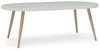 Seton Creek Outdoor Dining Table | White | Ancho: 203.2cm - Alto: 73.4cm - Prof: 106.7cm