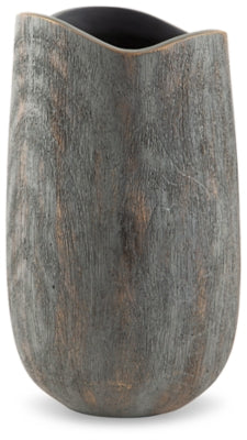 Iverly Vase | Antique Gray | Ancho: 16.5cm - Alto: 28.0cm - Prof: 16.5cm