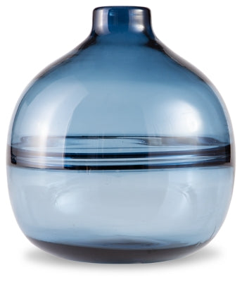 Lemmitt Vase | Navy | Ancho: 18.5cm - Alto: 21.5cm - Prof: 18.5cm