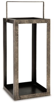 Briana Lantern | Antique Pewter Finish | Ancho: 254.0 - Alto: 533.4 - Prof : 254.0