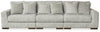 Regent Park 3-Piece Sectional Sofa | Pewter | Ancho: 348.0cm - Alto: 99.1cm - Prof: 111.8cm