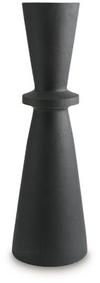 Collisten Vase | Black | Ancho: 22.9cm - Alto: 76.2cm - Prof: 22.9cm