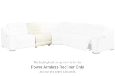 Next-Gen Gaucho Power Armless Recliner | Chalk | Ancho: 78.7cm - Alto: 91.4cm - Prof: 101.6cm