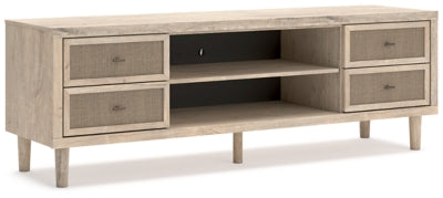 Cielden 72" TV Stand | Two-tone | Ancho: 182.9cm - Alto: 61.5cm - Prof: 50.0cm