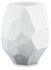 Karenton Vase | White | Ancho: 19.7cm - Alto: 25.4cm - Prof: 19.7cm