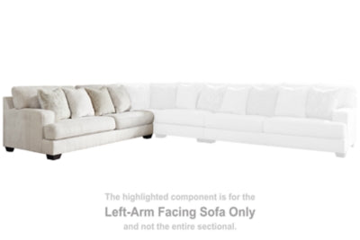 Rawcliffe Left-Arm Facing Sofa | Parchment | Ancho: 218.4cm - Alto: 96.5cm - Prof: 109.2cm