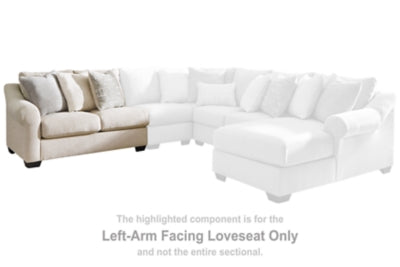 Carnaby Left-Arm Facing Loveseat | Linen | Ancho: 154.9cm - Alto: 99.1cm - Prof: 99.1cm