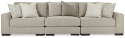 Lyndeboro 3-Piece Sectional Sofa | Wicker | Ancho: 348.0cm - Alto: 99.1cm - Prof: 111.8cm