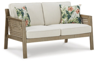 Barn Cove Loveseat with Cushion | Brown | Ancho: 1339.85 - Alto: 838.2 - Prof : 838.2