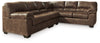 Bladen 3-Piece Sectional | Coffee | Ancho: 2997.2 - Alto: 965.2 - Prof : 2362.2