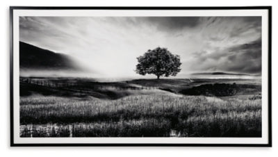 Deborland Wall Art | Black/White | Ancho: 220.0cm - Alto: 118.1cm - Prof: 3.8cm
