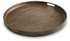 Webbworth Tray | Gray Brown | Ancho: 61.0cm - Alto: 5.4cm - Prof: 61.0cm