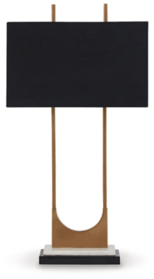 Malana Table Lamp | Brass Finish | Ancho: 43.2cm - Alto: 83.2cm - Prof: 22.9cm