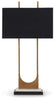 Malana Table Lamp | Brass Finish | Ancho: 43.2cm - Alto: 83.2cm - Prof: 22.9cm