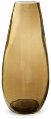 Rhettman Vase | Amber | Ancho: 16.5cm - Alto: 39.4cm - Prof: 16.5cm