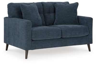 Bixler Loveseat | Navy | Ancho: 144.8cm - Alto: 94.0cm - Prof: 96.5cm