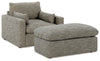 Dramatic Oversized Chair and Ottoman | Granite | Ancho: 0.0cm - Alto: 0.0cm - Prof: 0.0cm