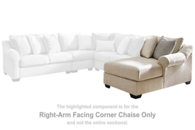 Carnaby Right-Arm Facing Corner Chaise | Linen | Ancho: 96.5cm - Alto: 99.1cm - Prof: 170.2cm