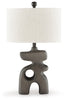 Danacy Table Lamp | Distressed Black | Ancho: 40.6cm - Alto: 67.6cm - Prof: 25.7cm