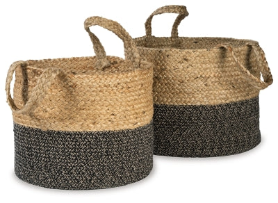 Parrish Basket (Set of 2) | Natural/Black | Ancho: 0.0 - Alto: 0.0 - Prof : 0.0