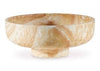 Cammen Bowl | Tan/White | Ancho: 30.5cm - Alto: 13.0cm - Prof: 30.5cm
