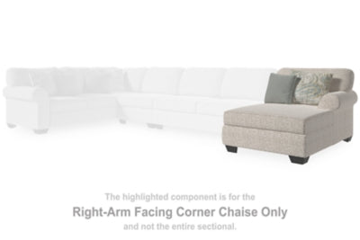 Alyadaria Right-Arm Facing Corner Chaise | Sandstone | Ancho: 990.6 - Alto: 990.6 - Prof : 1524.0