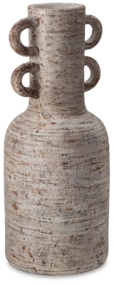 Wellbridge Vase | Distressed White | Ancho: 21.6cm - Alto: 50.5cm - Prof: 21.6cm