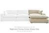 Elyza Right-Arm Facing Corner Chaise | Linen | Ancho: 127.0cm - Alto: 88.9cm - Prof: 165.1cm