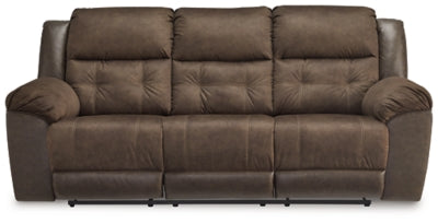 Florelle Reclining Sofa | Chestnut | Ancho: 2387.6 - Alto: 1092.2 - Prof : 1016.0