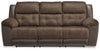 Florelle Reclining Sofa | Chestnut | Ancho: 2387.6 - Alto: 1092.2 - Prof : 1016.0