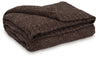 Anawood Throw (Set of 3) | Brown | Ancho: 127.0cm - Alto: 0.6cm - Prof: 152.4cm