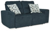 Paulestein Power Reclining Loveseat | Denim | Ancho: 1879.6 - Alto: 1016.0 - Prof : 1041.4
