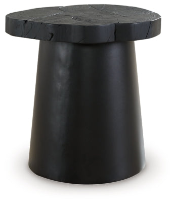 Wimbell End Table | Black | Ancho: 58.4cm - Alto: 59.4cm - Prof: 58.4cm