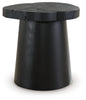 Wimbell End Table | Black | Ancho: 58.4cm - Alto: 59.4cm - Prof: 58.4cm