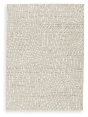 Varahill 5' x 7' Rug | Gray/Ivory | Ancho: 152.7cm - Alto: 1.9cm - Prof: 214.0cm