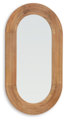Daverly Accent Mirror | Brown | Ancho: 71.4cm - Alto: 131.8cm - Prof: 4.1cm