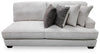 Rawcliffe Right-Arm Facing Sofa | Stone | Ancho: 218.4cm - Alto: 96.5cm - Prof: 114.3cm