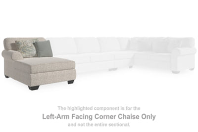 Alyadaria Left-Arm Facing Corner Chaise | Sandstone | Ancho: 990.6 - Alto: 990.6 - Prof : 1524.0