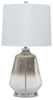 Jaslyn Table Lamp | Silver Finish | Ancho: 37.8cm - Alto: 71.1cm - Prof: 37.8cm