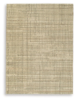 Janston 5' x 7' Rug | Ivory/Gray/Tan | Ancho: 154.6cm - Alto: 1.6cm - Prof: 213.7cm
