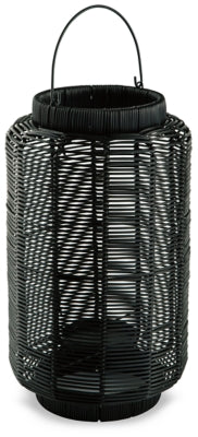 Evonne Lantern | Black | Ancho: 25.4cm - Alto: 43.2cm - Prof: 25.4cm