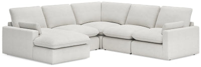 Gimma 5-Piece Sectional with Chaise | Gray | Ancho: 292.1cm - Alto: 91.4cm - Prof: 292.1cm
