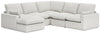 Gimma 5-Piece Sectional with Chaise | Gray | Ancho: 292.1cm - Alto: 91.4cm - Prof: 292.1cm